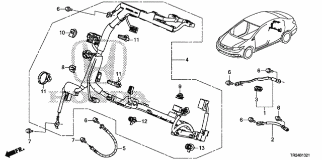 IMA Wire Harness for 2012 Honda Civic #0
