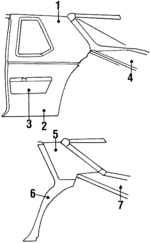 20621434 - Body: Trim Panel for Chevrolet: Caprice, Impala Image