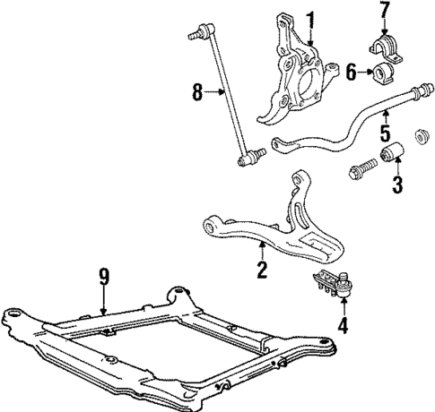 Suspension Components for 1995 Volvo 850 #1