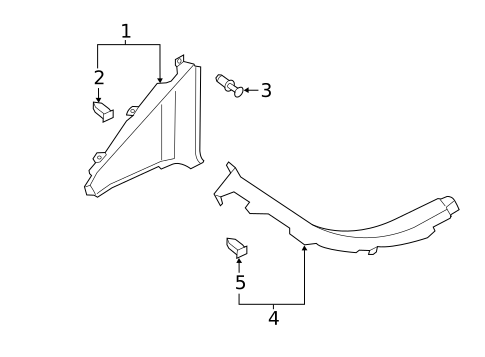 Interior Trim - Quarter Panels for 2018 Audi RS7 #0