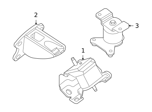 Engine & Trans Mounting for 2012 Suzuki Equator #0