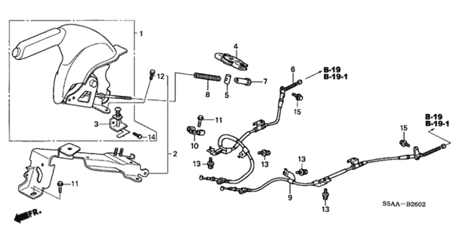 Parking Brake (3) for 2004 Honda Civic #0