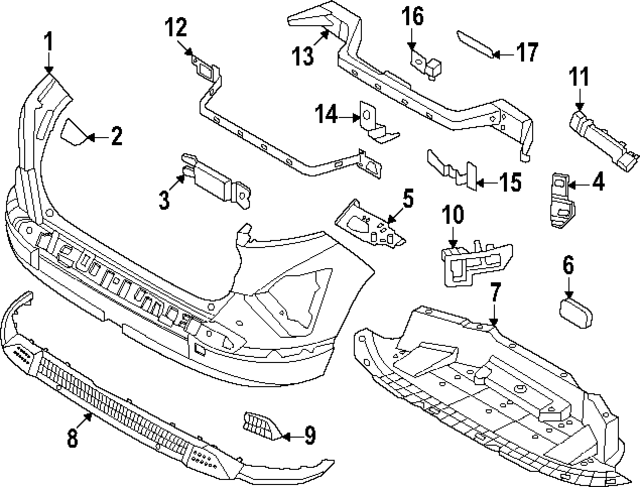 86610BF020 - : Bumper Cover for Hyundai Image