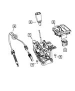 52124690AG - 545RFE; 5-Speed; Automatic Transmission: Shifter Housing And Lever for Mopar Image