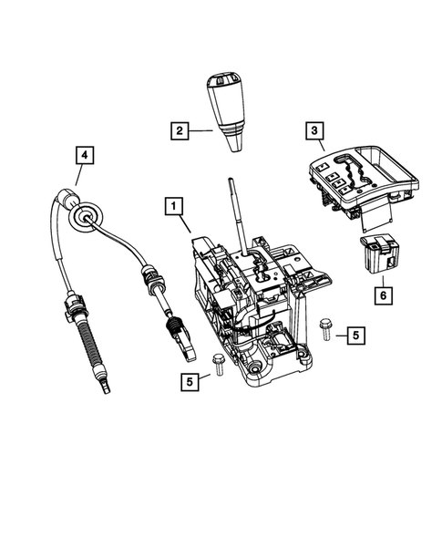Gearshift Controls and Related Parts for 2009 Jeep Commander #0