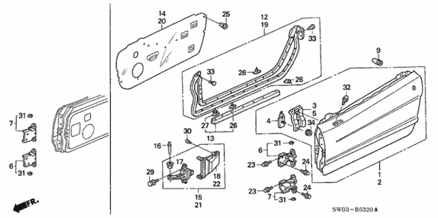 Door Panels for 2002 Acura NSX #0