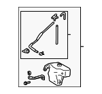 164700T040 - Cooling System: Reservoir Assembly for Toyota Image