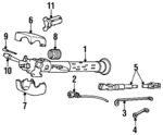 4864352 - Steering: Steering Column for Jeep: Cherokee, Wrangler Image