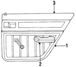 J452BA2 - Body: Door Trim Panel for Mopar Image