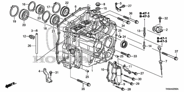 AT Transmission Case for 2013 Honda Fit #0