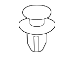 909130105 - Body: Pkg Tray Trim Clip for Subaru Image