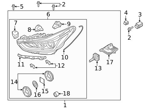 Bulbs - Chassis for 2019 Genesis G90 #0