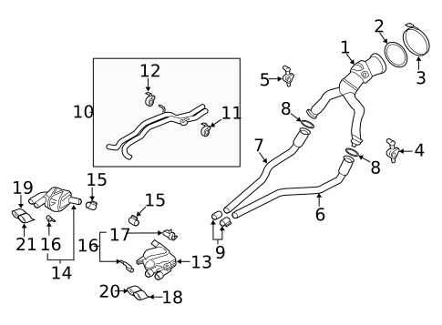 Exhaust Components for 2021 Porsche Macan #0