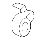 8K0253144E - Exhaust: Exhaust Pipe Upper Bracket for Porsche Image