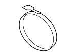 9A725372510 - Exhaust: Catalytic Converter Clamp for Porsche Image