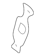 4B0809237B - Body: Striker Plate for Audi: A3, A3 Quattro, A4, A4 Quattro, A5 Quattro, A6, A6 Quattro, A7 Quattro, allroad, Allroad Quattro, Q5, Q7, RS5, RS7, S3, S4, S5, S6, S7, SQ5, TT, TT Quattro Image