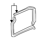 80287ST3S01 - HVAC: Duct Assembly Seal for Honda: Insight Image
