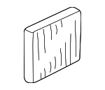 79831S04003 - HVAC: Filter Element for Honda: Insight Image