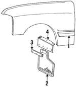 RTC6820 - : Mud Guard for Land-Rover Image