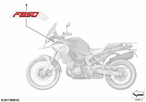 Stickers, Labels, Adhesive Film Strips for 2019 BMW-Motorrad F 850 GS Adventure #4