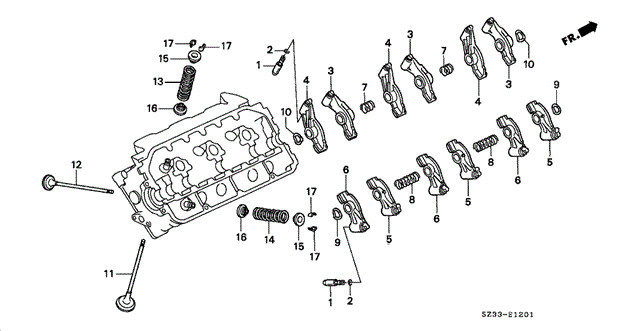 Valve - Rocker Arm (R.) for 2004 Acura RL #0