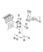 68253200AA - : Torque Converter Cooler for Dodge: Ram 2500, Ram 3500 Image