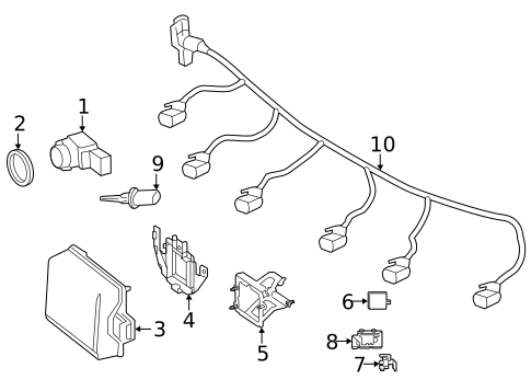 Electrical Components for 2024 Mercedes-Benz E450 #5
