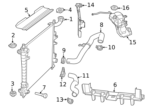 Radiator & Components for 2014 Jeep Grand Cherokee #0