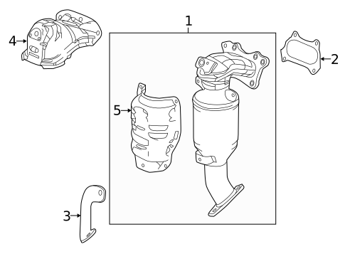 Exhaust Manifold for 2019 Acura TLX #0