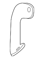 119415A2A00 - : Exhaust Manifold Bracket for Acura Image