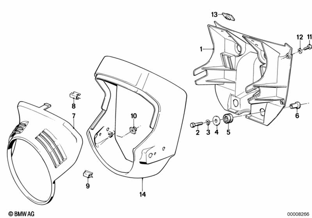 62211459374 - Instruments: Rear Panel -  for BMW-Motorrad Image