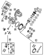 5010322AI - Rear Axle; Corporate 235 MM; Differential and Drive Line: Ring And Pinion Gear Kit for Mopar Image