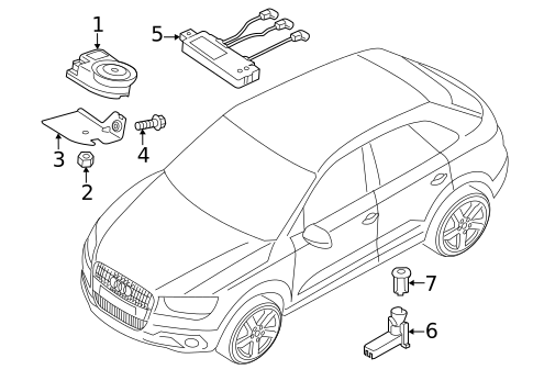 Alarm System for 2017 Audi Q3 #0