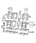 6ZM70TU6AA - : Rear Seat Back Cover for Mopar Image