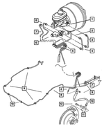52127970 - Service Brakes: Brake Valve Bracket, Mounting for Mopar Image