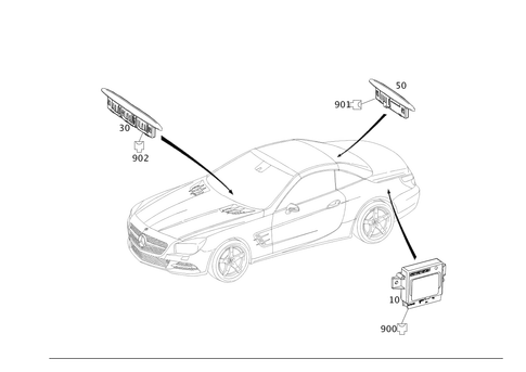 Parktronic System (Pts) for 2015 Mercedes-Benz SL 65 AMG&reg; #0