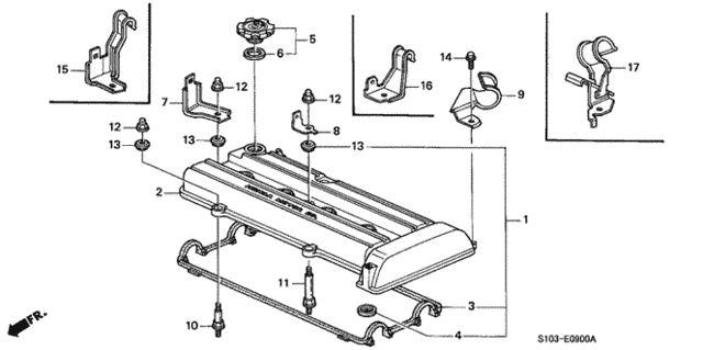 Cylinder Head Cover for 2001 Honda CR-V #0