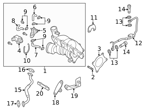 Turbocharger & Components for 2012 Volkswagen Golf R #0