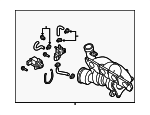6F145702C - Air &amp; Fuel Delivery: Turbocharger for Volkswagen Image