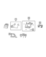 68527549AA - Electrical: Adaptive Cruise Control Bracket for Mopar Image