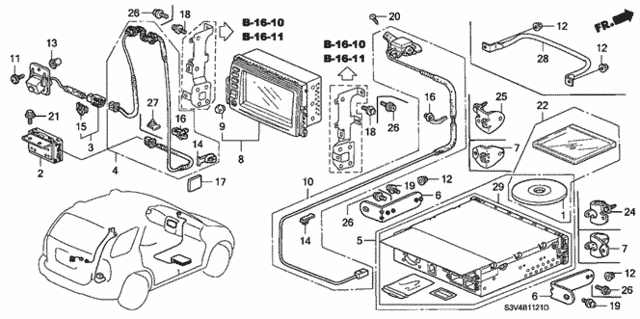 Navigation System (2) for 2004 Acura MDX #0