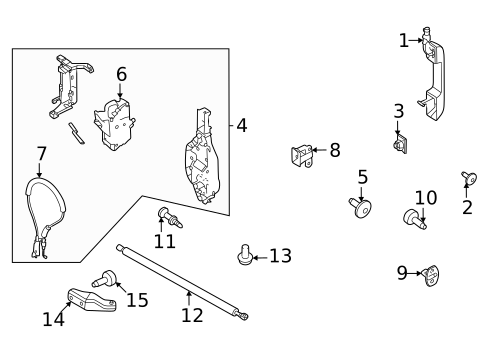 Lock & Hardware for 2025 Ford Bronco #1