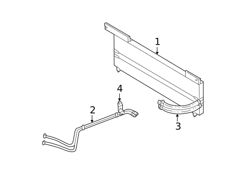 Oil Cooler for 2005 Mercury Mountaineer #0