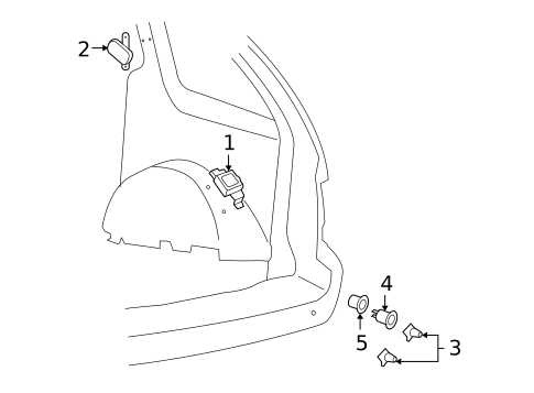 Electrical Components for 2006 Mercury Monterey #1