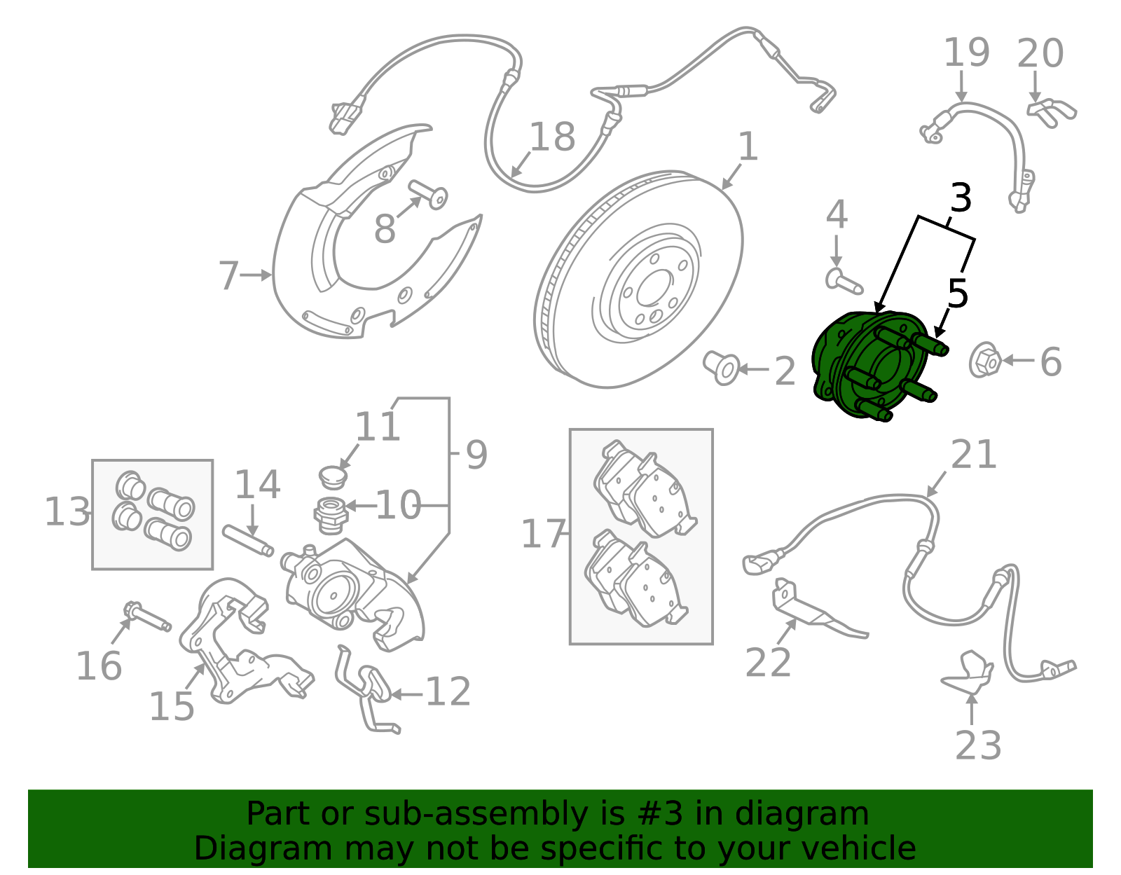 LR078387 Front or Rear Wheel Hub Bearing for Land Rover Range Rover Sport Evoque Velar Defender Discovery
