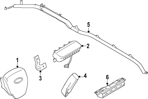 Air Bag Components for 2024 Ford F-150 #1