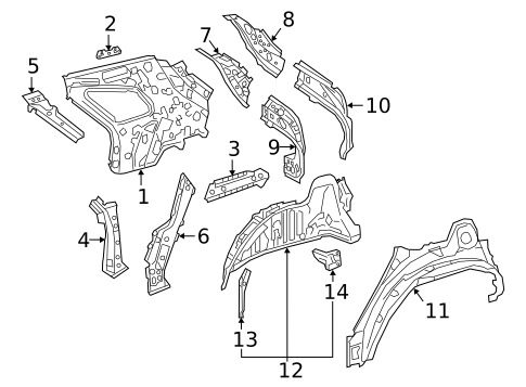 Inner Structure for 2018 Lexus RX450hL #0