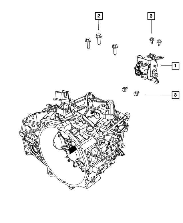6104412AA - BG6; 6-Speed; Manual Transaxle: Hex Head Bolt And Coned Washer for Mopar Image image