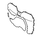 51115A32795 - Body: Outer Grille for BMW: iX Image