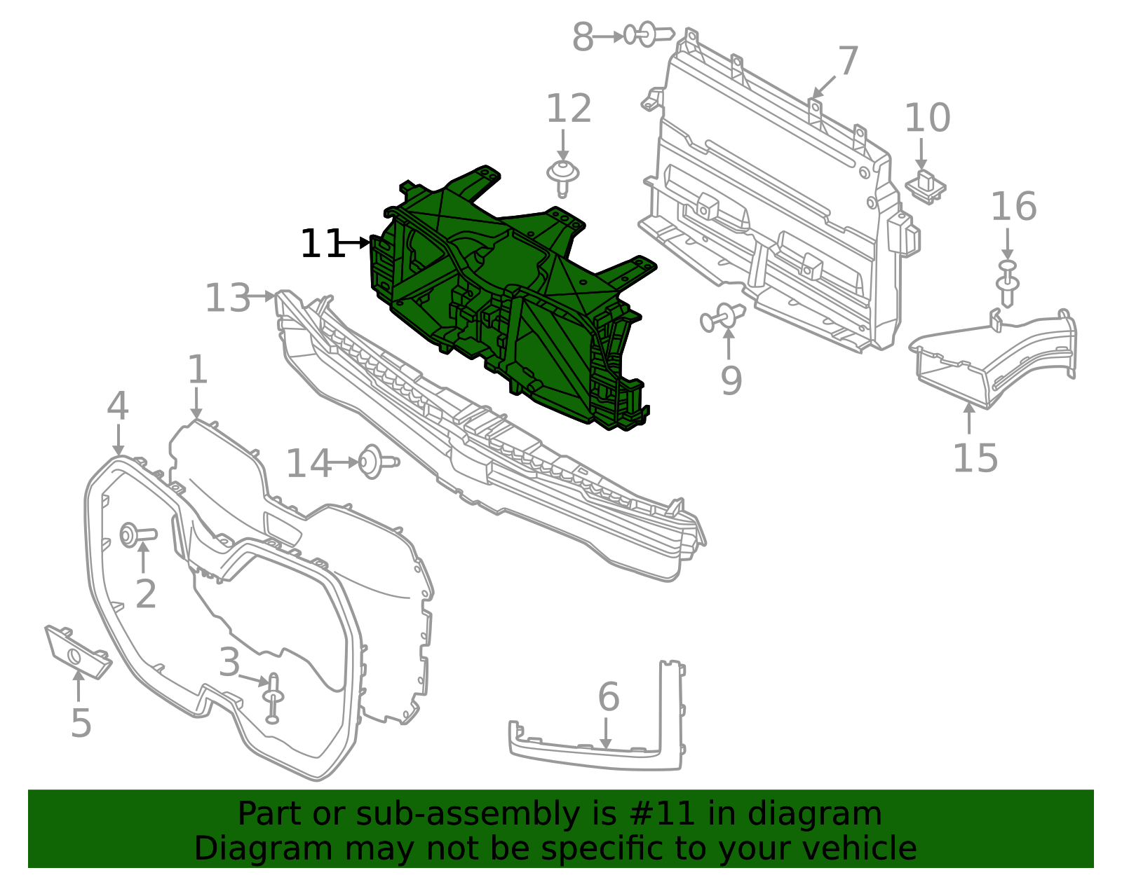 51-74-5-A72-2E5 - Radiator Shutter Assembly 2022-2025 BMW iX | Motor ...